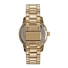 Relógio seculus long life masculino casual dourado