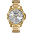 Relógio Seculus Masculino Aço Calendário Dourado 44204GPSVDA3 Relógio Seculus Masculino Aço Calendário Dourado 44204GPSVDA3