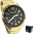 Relógio Seculus Masculino Analógico Dourado Long Life 20807GPSVDA2 Relógio Seculus Masculino Analógico Dourado Long Life 20807GPSVDA2