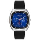 Relógio Seculus Masculino Oval Esportivo Pulseira Silicone Mostrador Azul 44301G0SVNU1 Original