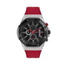 Relógio Seculus Masculino Prata Vermelho 44248gpsvcu1