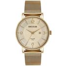 Relógio Seculus Masculino Ref: 77200gpsvda2 Casual Mesh Dourado