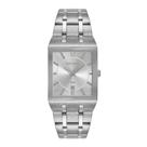 Relógio Seculus Masculino Ref: 77314g0svna1 Retangular Prateado
