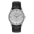 Relógio Seculus Masculino Slim Couro Preto - 44303G0SVNC3