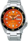Relógio SEIKO 5 Sports SRPD59 automático para homens com mostrador laranja