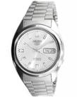 Relógio SEIKO Series 5 com mostrador prateado automático para homens SNXS73J1