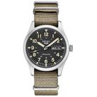 Relógio Seiko SRPG35 para homens com mostrador preto e pulseira de nylon 41h Power