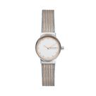 Relógio Skagen Freja Lille SKW2699 prateado/ouro rosa para mulheres