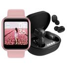 Relógio Smart Watch Digital D20 Masculino / Feminino + Fone Bluetooth Sem Fio