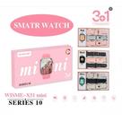 Relogio Smart Watch X51 mini ROSA com 3 pulseiras tamanho 38mm