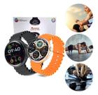 Relógio Smartwatch 2 Pulseiras Ultra Se Mini Série 10 Amoled Microwear Redondo Relógio Smartwatch 2 Pulseiras Ultra Se Mini Série 10 Amoled Microwear Redondo