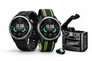 Relógio Smartwatch Ecossistema XIAOMI, Haylou Solar Neo Amoled Pulseira Extra Certificacão IP68 para Agua e Fone Tws de brinde