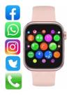 Relógio Smartwatch F35 Feminino Faz Ligações Troca Pulseira Multi-Funções
