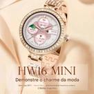 Relógio Smartwatch Feminino Hw16 Mini Com Brinco E Bracelete
