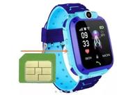 Relógio SmartWatch Infantil Com Rastreador GPS Chip e Câmera AZUL Relógio SmartWatch Infantil Com Rastreador GPS Chip e Câmera AZUL