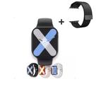 Relógio Smartwatch Microwear S10 Pulseira Metálica Preto Relógio Smartwatch Microwear S10 Pulseira Metálica Preto