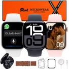 Relogio Smartwatch Mini Serie 11 42mm Responde Whatsapp Com Fone sem Fio
