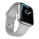 Relógio Smartwatch Prateado Wh57 Pro 45mm + Nf