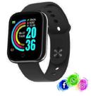Relogio Smartwatch Preto Recebe Ligacão