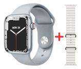 Relógio Smartwatch S28 Pro Branco a prova d'gua envio imediato Duas Pulseiras