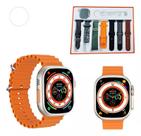 Relógio Smartwatch W69 49mm Com 7 Pulseiras