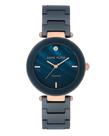 Relógio social Anne Klein AK/1018RGNV 33 mm em cerâmica azul marinho Relógio social Anne Klein AK/1018RGNV 33 mm em cerâmica azul marinho