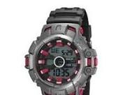 Relógio Speedo Masc. Cinza Verm Puls Preta 81197G0EVNP1