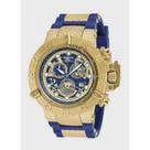 Relógio Subaqua Noma lll Azul C/Dourado Á prova d água 50mm Caixa Relógio Subaqua Noma lll Azul C/Dourado Á prova d água 50mm Caixa