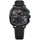 Relógio Suíço Wenger Vintage Sportchrono Preto 01.1933.114