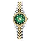 Relógio Szaikyri Classic para mulheres com pulseira de aço inoxidável dourada