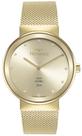 Relógio Technos 1L22WM/1X Dourado Slim Aço Inox 1L22WM 1X