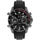 Relogio technos anadigi negativo silicone preto bj3530ab/2p