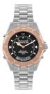 Relogio technos anadigi preto metal prata t20557s/4p