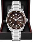 Relógio Technos Automatic Masculino Diver Marrom 15ATM 43mm 8205pe/1m