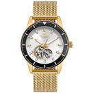 Relogio Technos Automatico Dourado Visor Branco G3266ZHAA1K