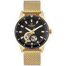 Relógio Technos Automático Masculino Open Heart Dourado G3266ZHAA/1P Relógio Technos Automático Masculino Open Heart Dourado G3266ZHAA/1P