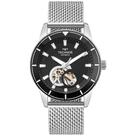 Relógio Technos Automático Masculino Open Heart Prata - G3265ZHAA/1P Relógio Technos Automático Masculino Open Heart Prata - G3265ZHAA/1P