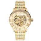 Relógio Technos Automatico Masculino Skeleton Dourado - G3265AR/1D