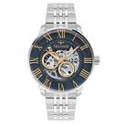 Relógio Technos Automatico Masculino Skeleton Prata - G3265AS/1A
