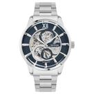 Relógio Technos Automatico Masculino Skeleton Prata - G3265AZ/1A