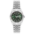 Relogio technos automatico verde aço prata 8205pu/1v cor:prata