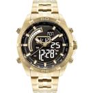 Relógio Technos DigiTech Com Caixa e Pulseira de Aço em Banho Dourado Executivo Analógico e Digital BJ3496AA/1D