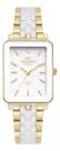 Relógio Technos Feminino Ceramic Saphire Branco Dourado 2035MZP/1B !