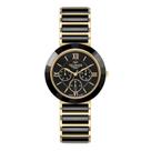 Relógio Technos Feminino Ceramic Sapphire Dourado - 6p29amj-1p