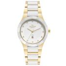 Relógio TECHNOS feminino cerâmica branco 2015CEN/1B
