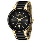 Relógio TECHNOS feminino dourado cerâmica strass 2115KRS/4P Relógio TECHNOS feminino dourado cerâmica strass 2115KRS/4P