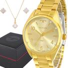 Relógio Technos Feminino Dourado Luxo Analógico Original