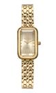 Relogio Technos feminino dourado pequeno mini quadrado retangular algarismo romano sofisticado luxo 5Y20LO/1D