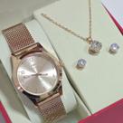 Relógio Technos Feminino Elegance Rosé Kit Boutique 2035MUT1T