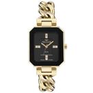 Relogio Technos Feminino Elos Social Dourado Quadrado Luxo